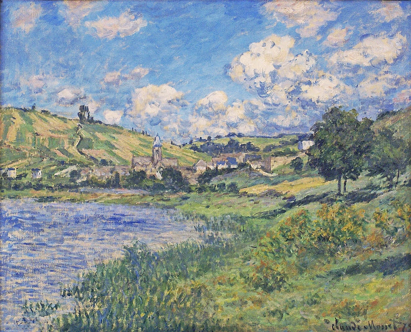 منظر طبيعي. Vétheuil W526 - كلود مونيه