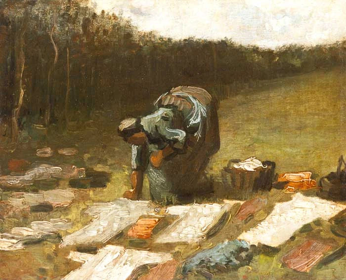 Paysanne faisant la lessive F148 JH908 — Vincent van Gogh