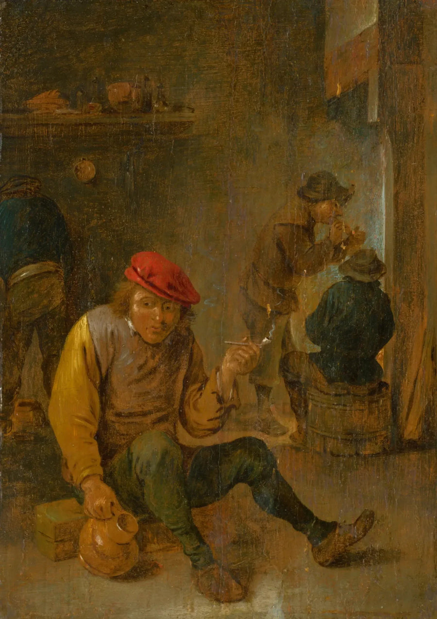 الفلاحون المدخنون (مدخنو الأنبوب) - ديفيد تينيير الشاب