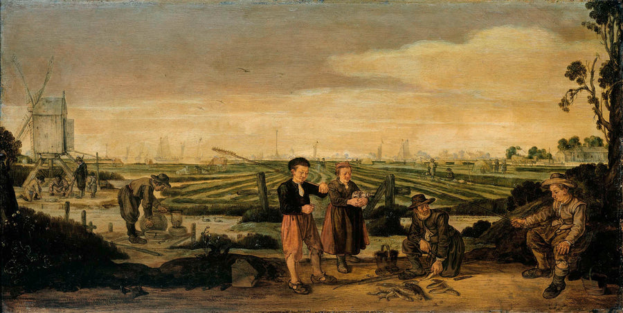Pêcheurs et agriculteurs - Arent Arentsz