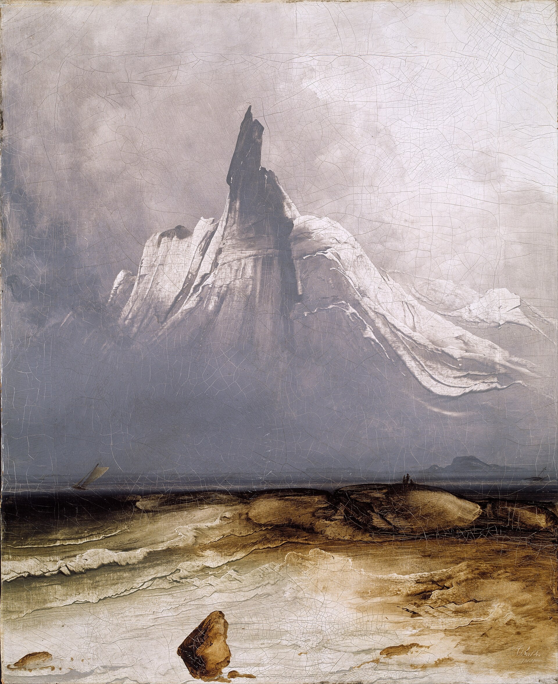 Mount Stetind in Fog - Peder Balke
