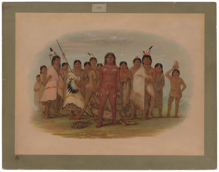 "ارسمني" - أباتشي - George Catlin