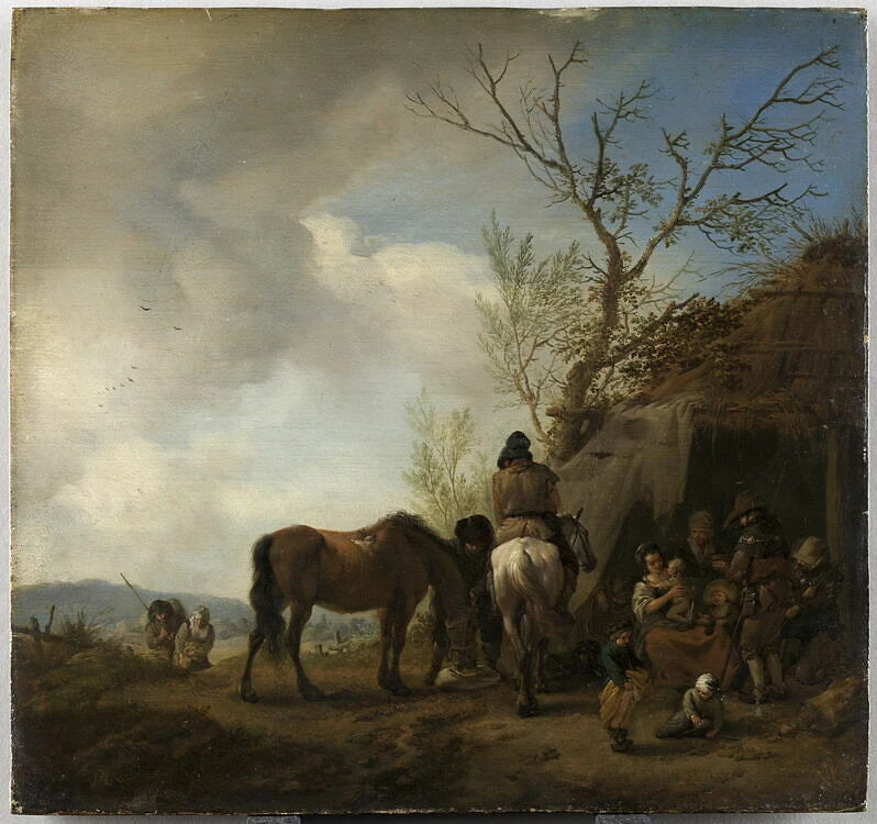 Les Pèlerins - Philips Wouwerman