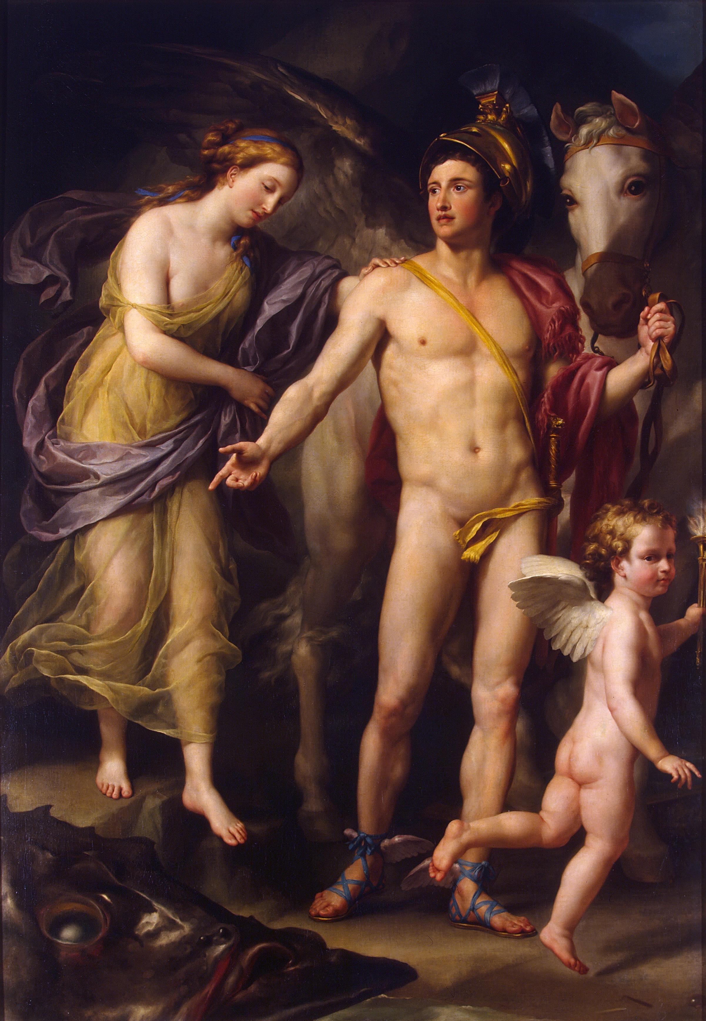 Persée et Andromède - Anton Raphael Mengs image 1 reproduction artisanale de tableau