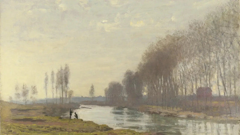 Le Petit Bras de la Seine في Argenteuil W196 - كلود مونيه