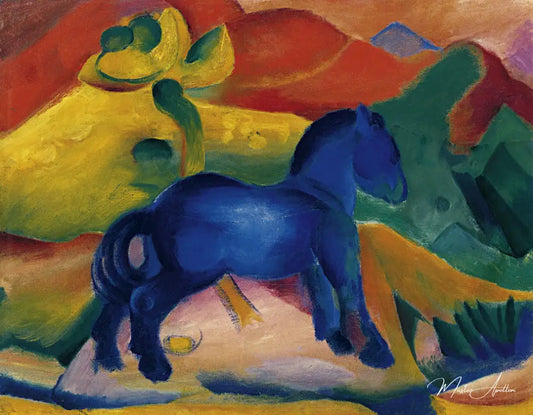 Petit cheval bleu - Franz Marc - Reproductions de tableaux et peintures haut de gamme