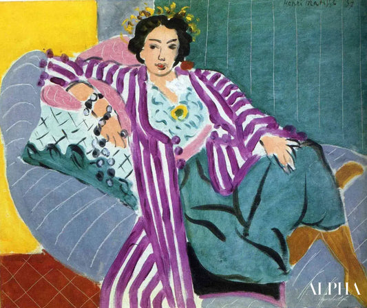 Petite odalisque en robe pourpre - Matisse - Reproductions de tableaux et peintures haut de gamme