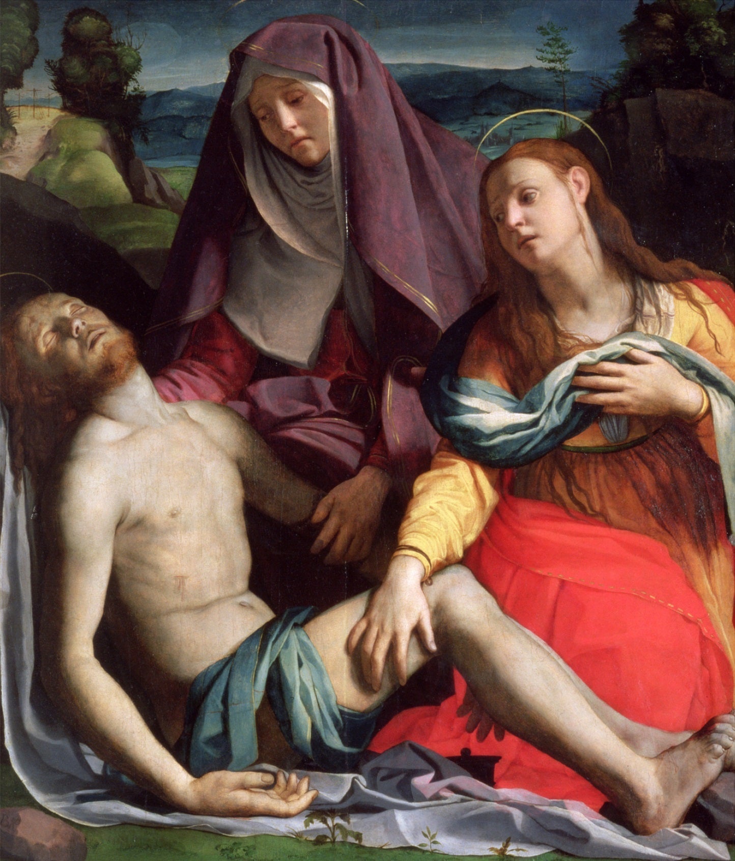 Pietà avec Sainte Marie-Madeleine - Bronzino - Alpha Reproduction
