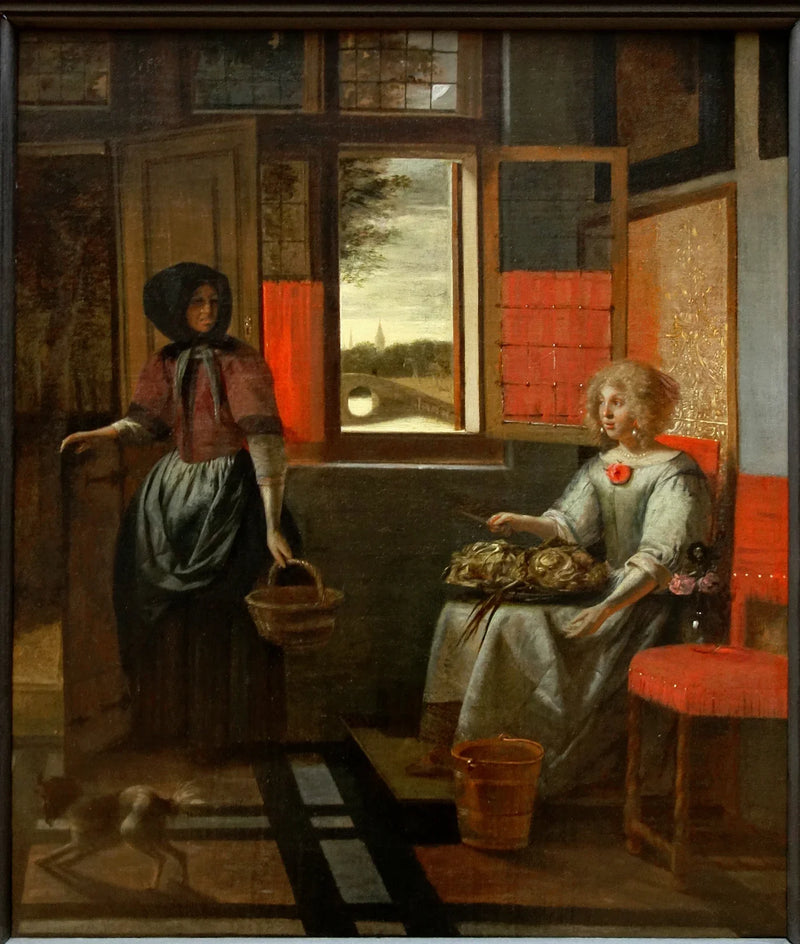 Jeune Femme et sa Servante - Pieter de Hooch