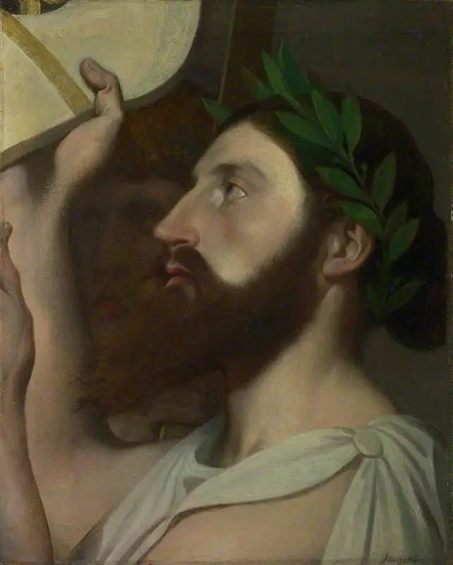 Pindare offrant sa lyre à Homère - Jean-Auguste-Dominique Ingres - Alpha Reproduction