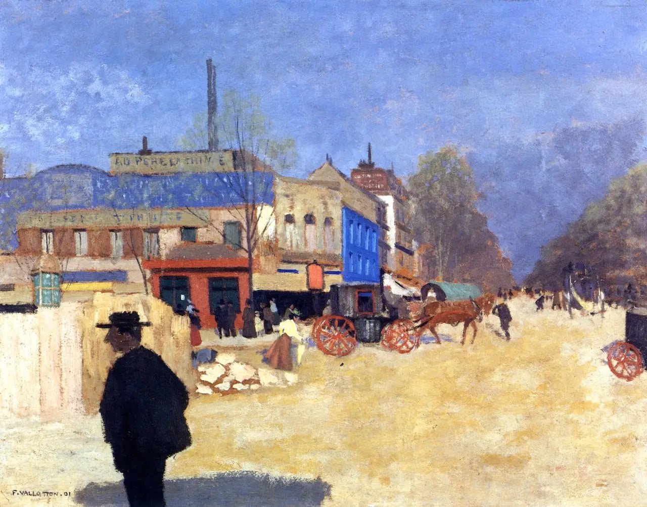 Place Clichy Paris - Félix Vallotton - Alpha Reproduction