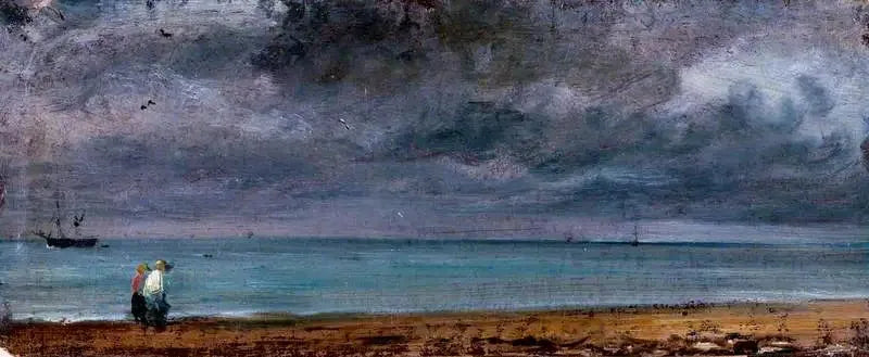 Plage de Brighton - John Constable image 1 copie peinte à la main à l’huile