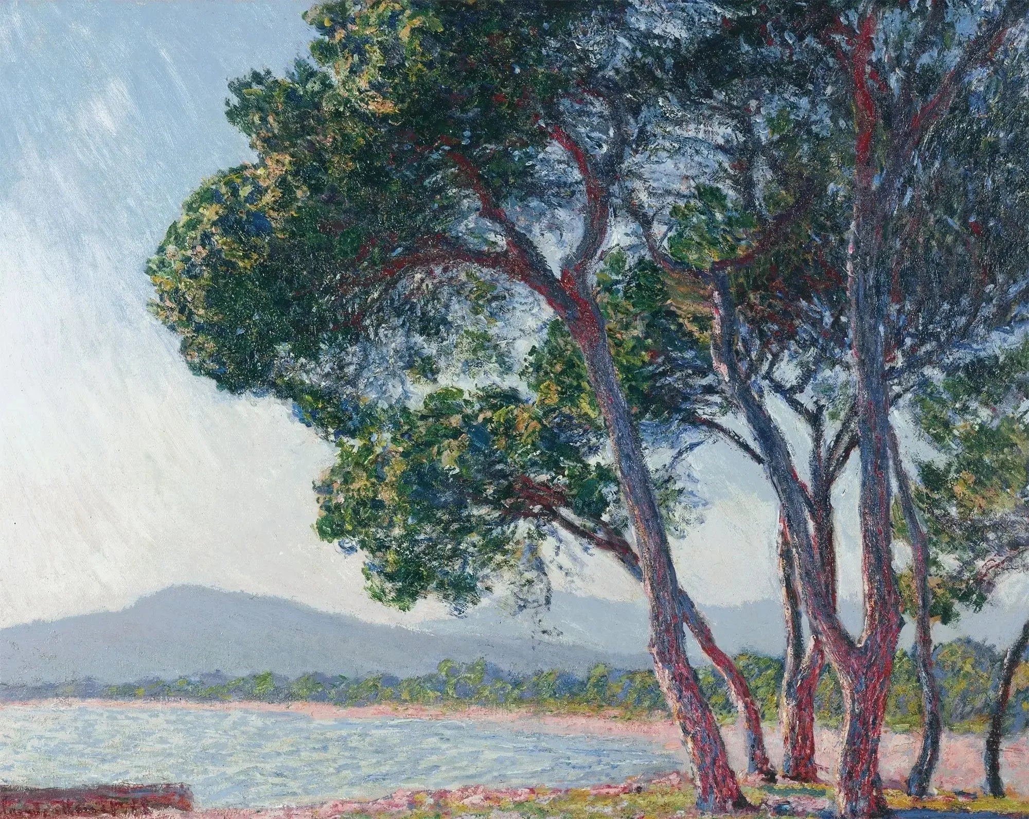 Plage de Juan-les-Pins - Claude Monet image 1 copie peinte à la main à l’huile