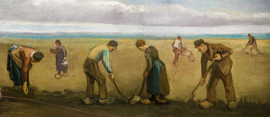 زراعة البطاطس - فنسنت فان جوخ