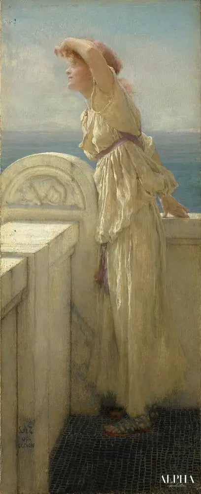 Plein d’espoir - Lawrence Alma-Tadema Reproductions de tableaux à la peinture à l’huile