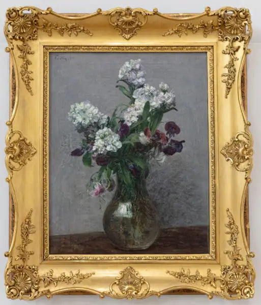 Pois de senteur - Henri Fantin-Latour image 1 reproduction artisanale de tableau