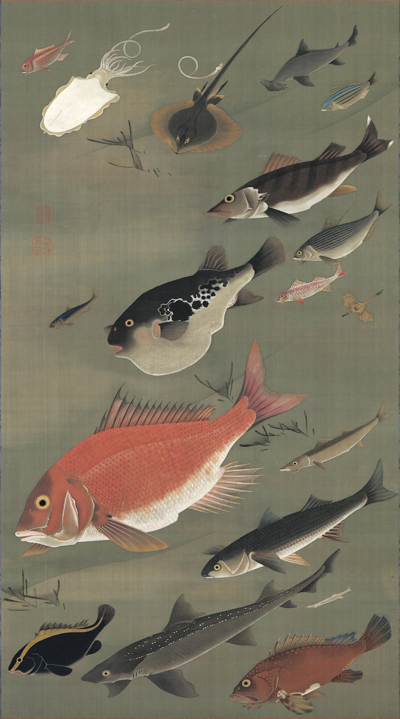 Poissons - Itō Jakuchū