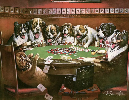 Poker Sympathie - Cassius Marcellus Coolidge - Reproductions de tableaux et peintures haut de gamme