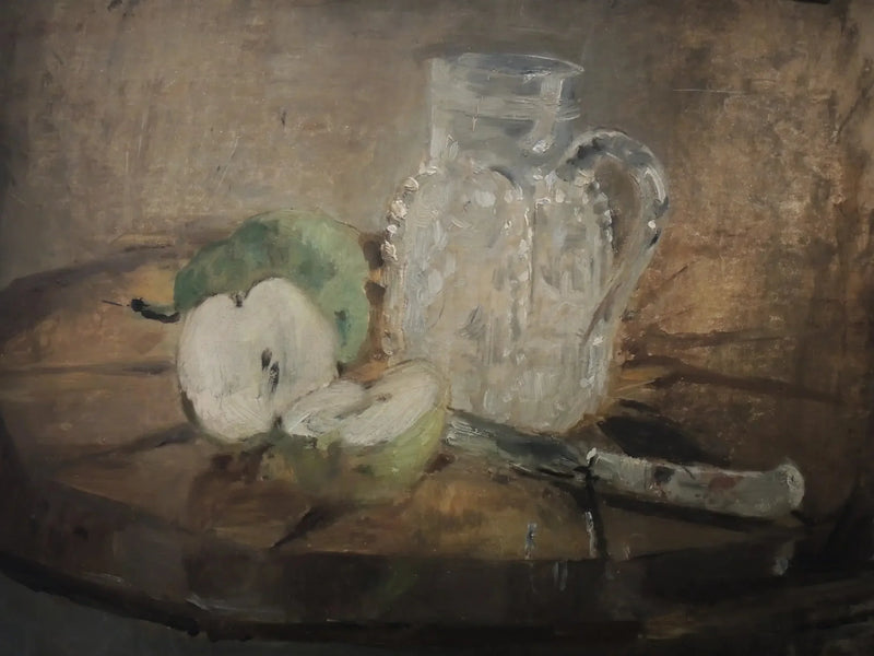 تفاحة مقطعة وإبريق - بيرث موريزو