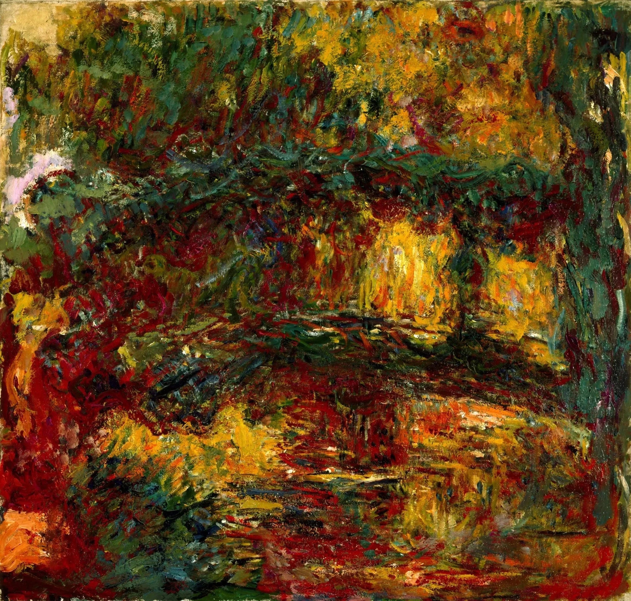 The Japanese Footbridge, Giverny de Claude Monet, vers 1922 – MFA Houston 76.198