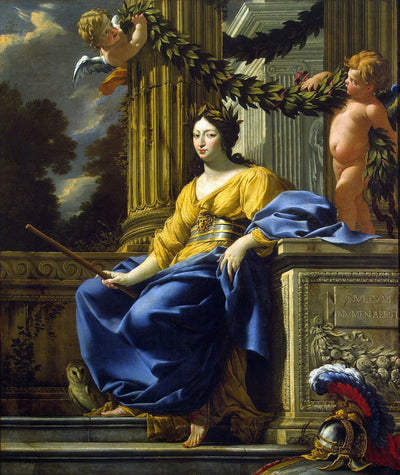Portrait allégorique d’Anne d’Autriche en Minerve - Simon Vouet - Alpha Reproduction