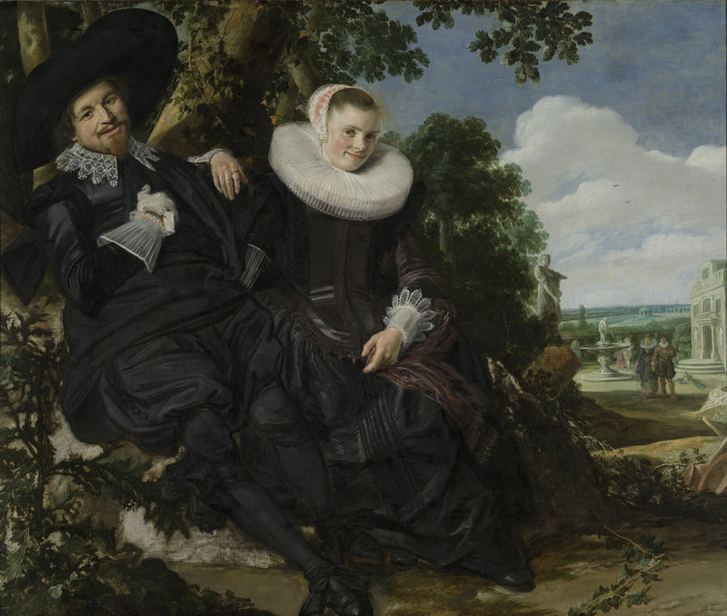 Portrait d'un couple, probablement Isaac Abrahamsz Massa et Beatrix van der Laen - Frans Hals