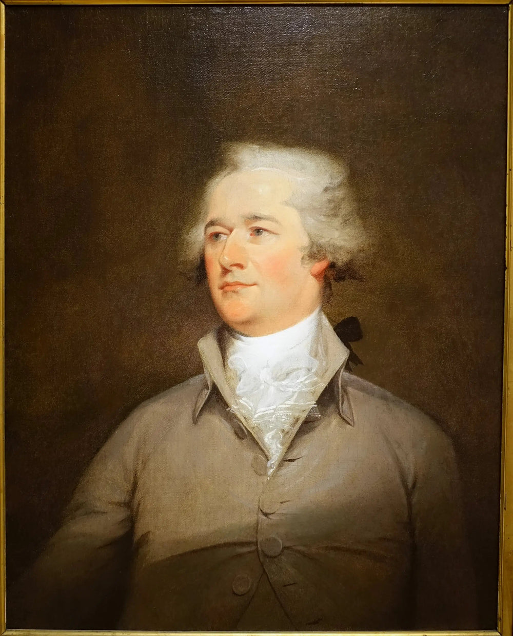 Portrait d'Alexander Hamilton - John Trumbull image 1 copie de tableau peinte à la main