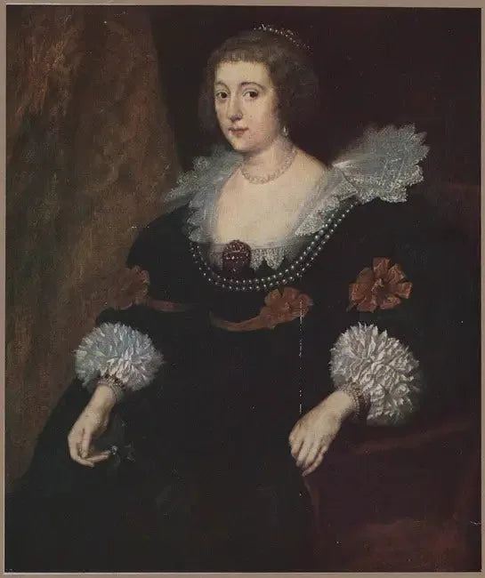 بورتريه لأماليّا فان سولم-براونفيلد، أميرة أورانج (1602-1675) - أنطوان فان دايك
