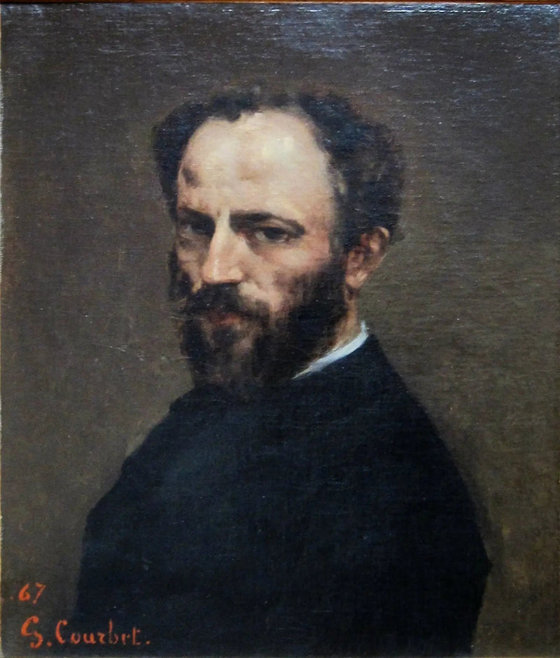 بورتريه أماند غوتييه (1825-1894)، رسام - غوستاف كوربيه
