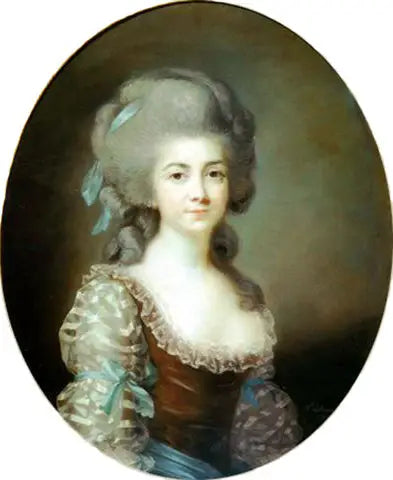 بورتريه أنطوانيت سانت-هوبيرتي (1756-1812)، ممثلة فرنسية. - إليزابيث فيجيه لو برون