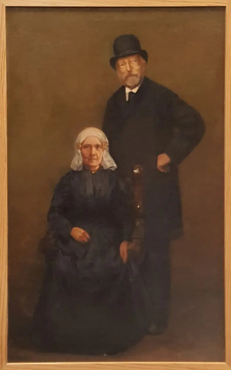 بورتريه لإيجبيرت كويبرز (1828-1892) وجانتجي ويجرسما (1828-...) - بيت موندريان