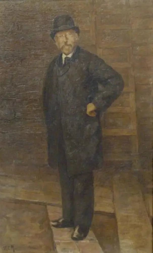 Portrait d'Egbert Kuipers (1828-1892) - Piet Mondrian image 1 reproduction artisanale de tableau