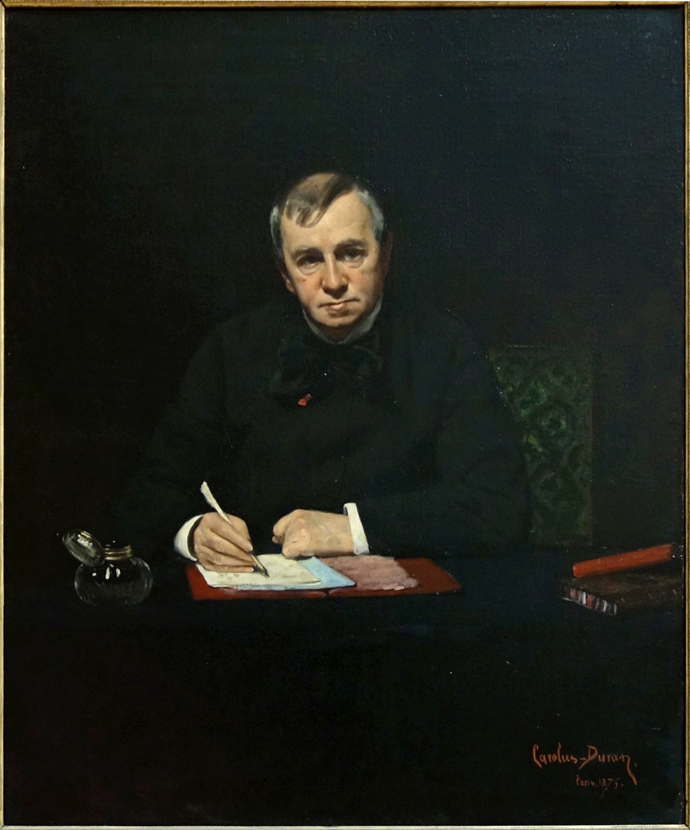 Portrait d'Emile de Girardin, journaliste et homme politique - Carolus-Duran image 1 tableau peint à l’huile sur toile