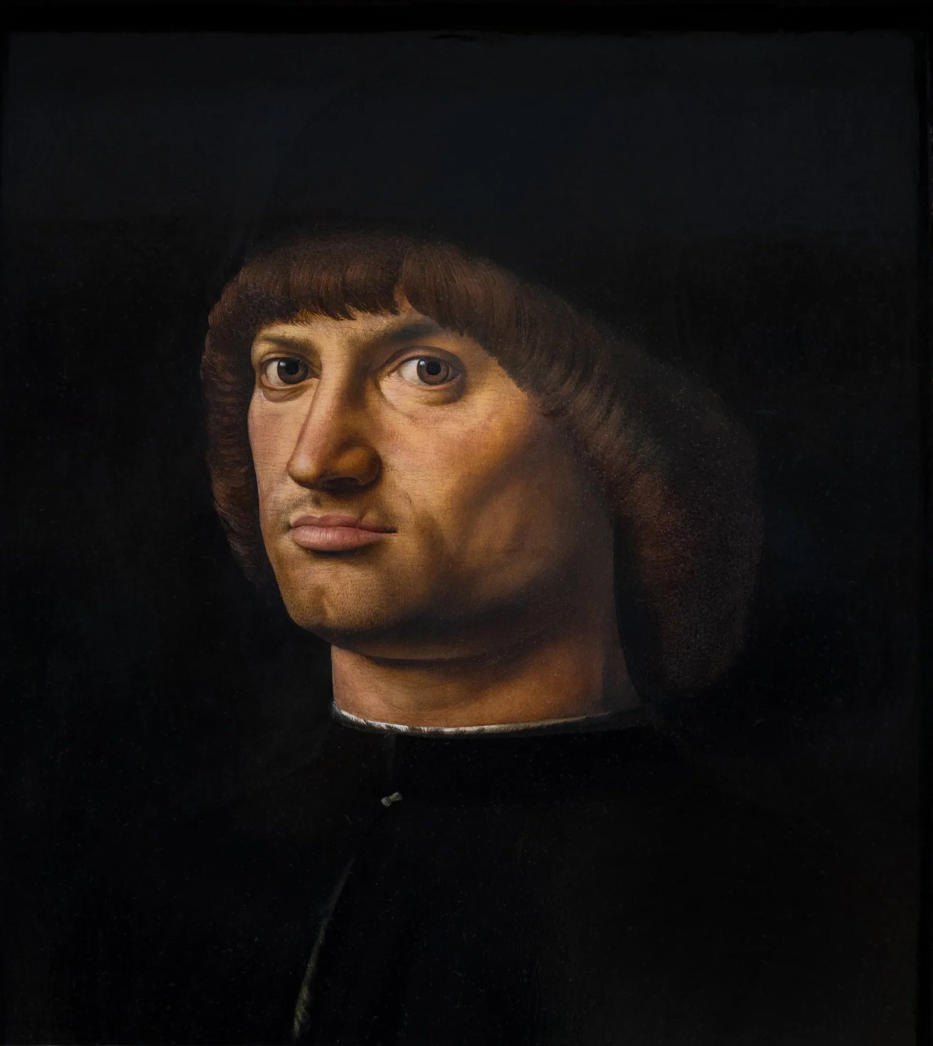 Portrait d'homme, dit le condottiere - Antonello de Messine image 1 reproduction d’œuvre d’art à l’huile