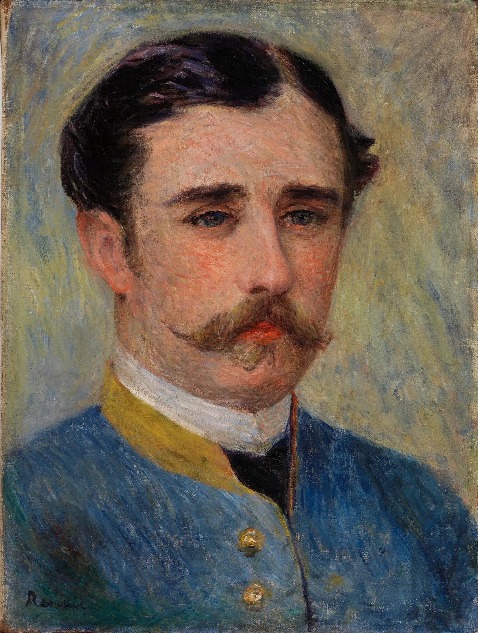 Portrait d'homme (Monsieur Charpentier) - Pierre-Auguste Renoir image 1 reproduction de peinture à l’huile