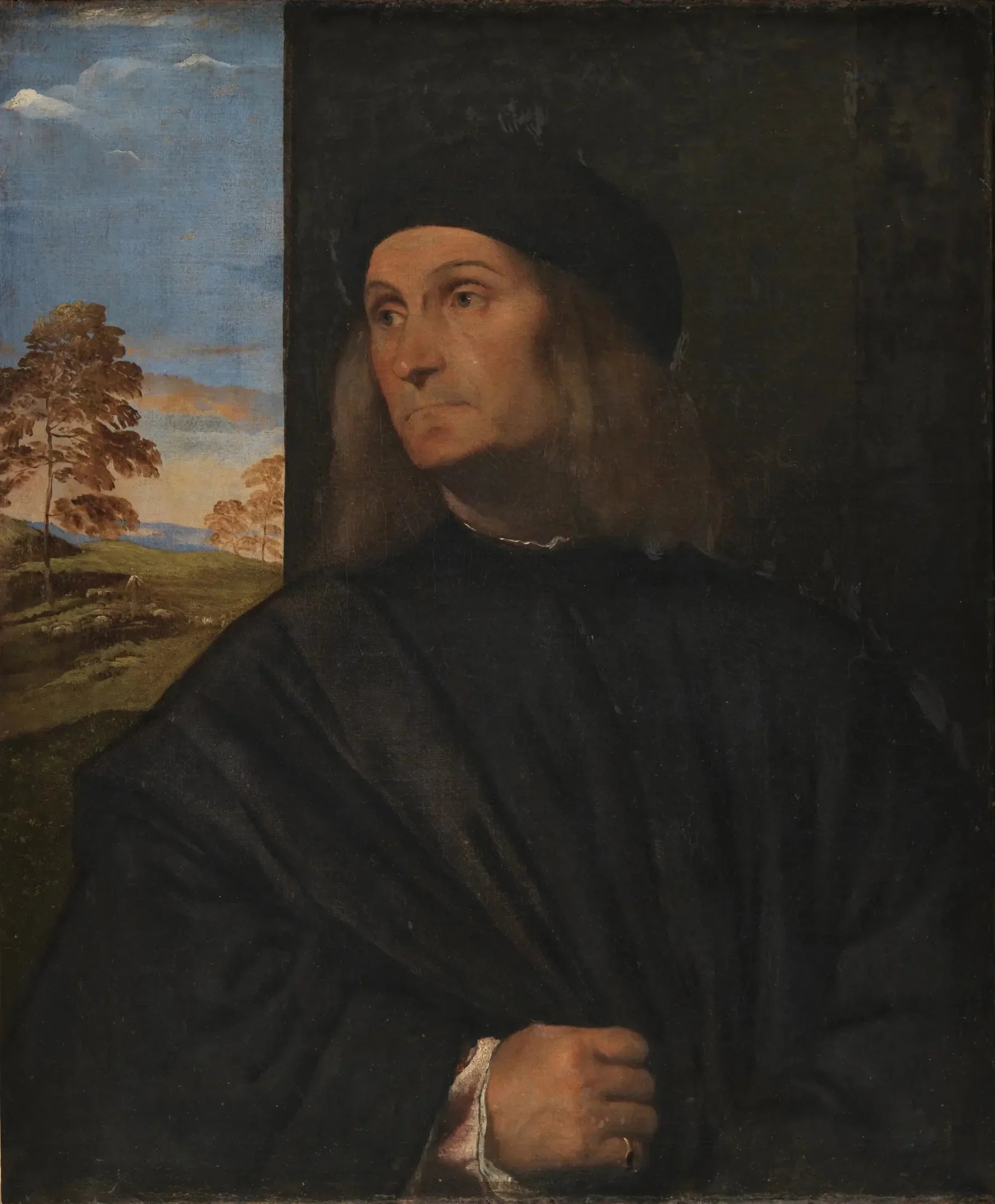 Portrait d'homme - Titian image 1 copie peinte à la main à l’huile