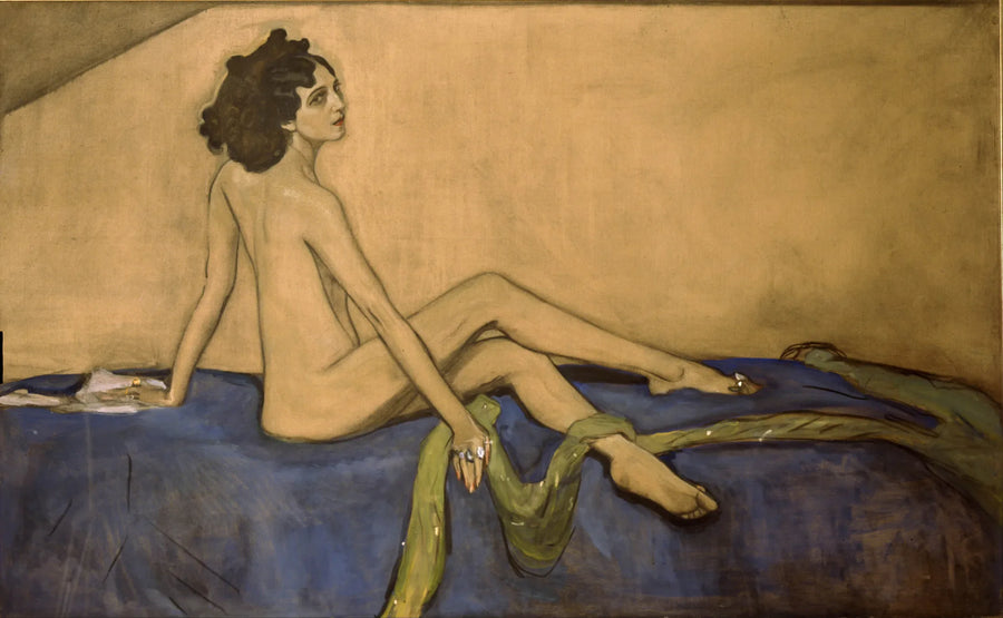 Portrait d'Ida Rubinstein - Valentin Serov image 1 reproduction de peinture à l’huile