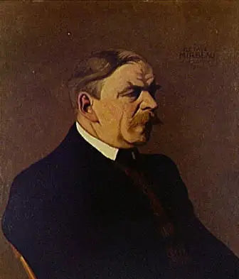 Portrait d'Octave Mirbeau - Félix Vallotton image 1 reproduction artisanale de tableau
