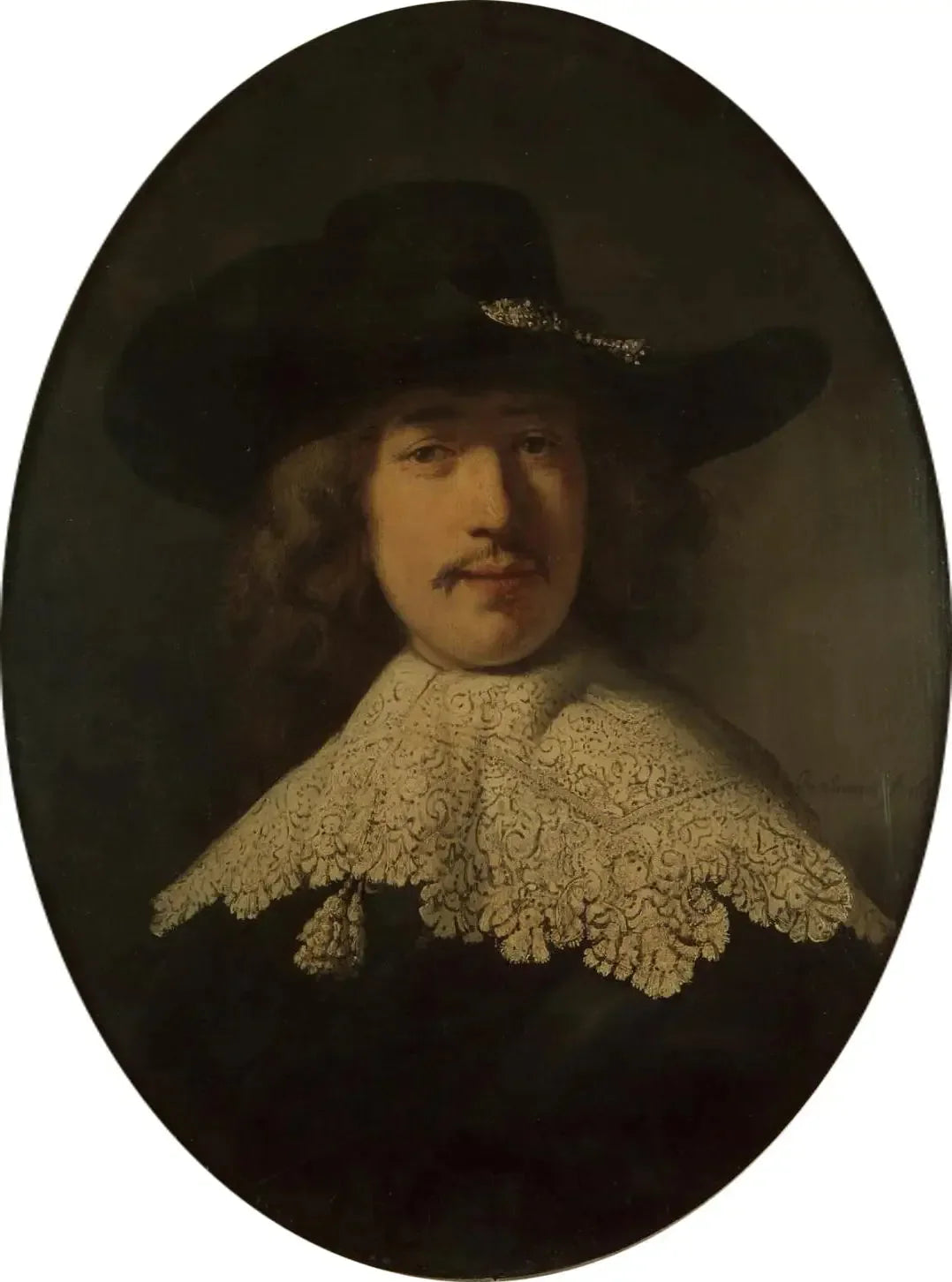 Portrait d'un jeune célibataire - Rembrandt image 1 reproduction d’œuvre d’art à l’huile