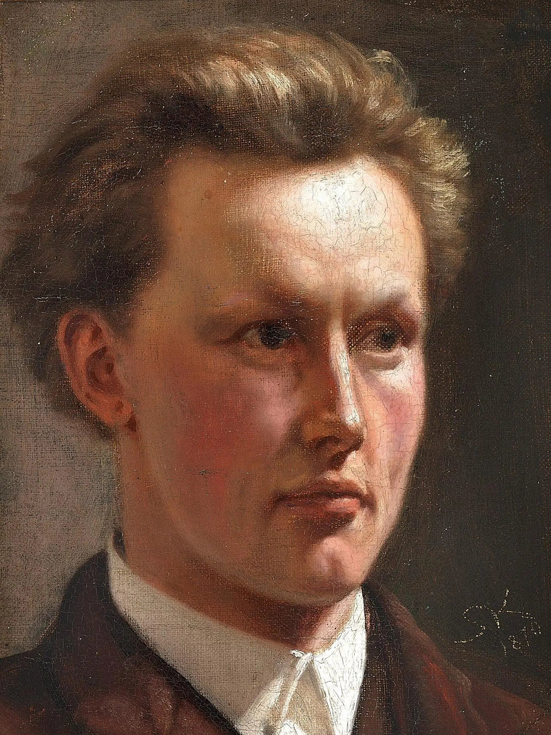 بورتريه لرجل شاب. - Peder Severin Krøyer