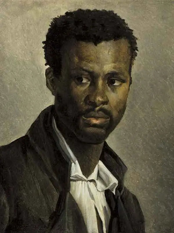 Portrait d’un Noir - Théodore Géricault image 1 reproduction artisanale de tableau