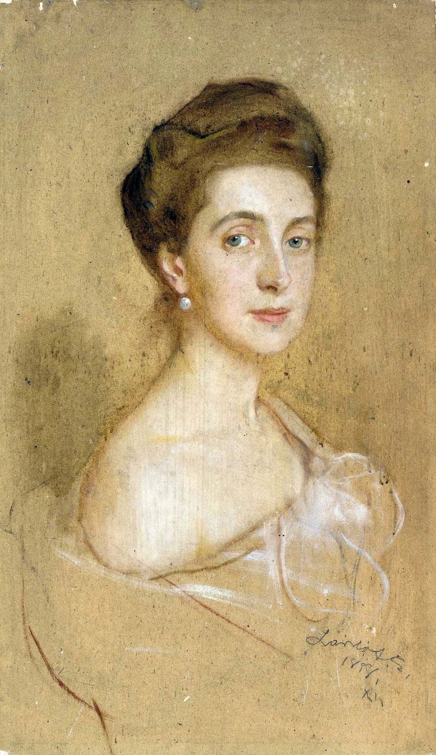 Portrait d'une dame à la perle - Philip de László