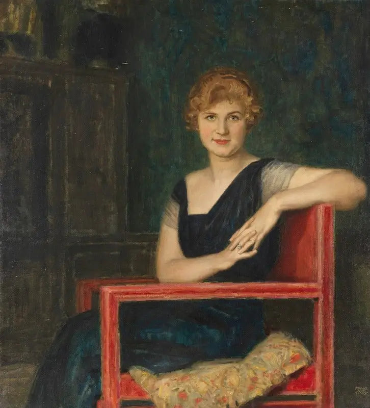بورتريه لامرأة - فرانز فون ستوك