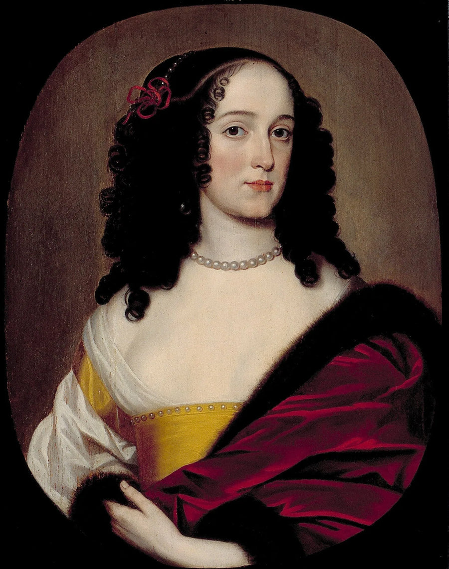 بورتريه لامرأة، ربما آنا تراكتينا من برادرود (1625/26-1672)، زوجة جورج هيرمان رينهارد، الكونت فون ويد - غريت فان هونهورست