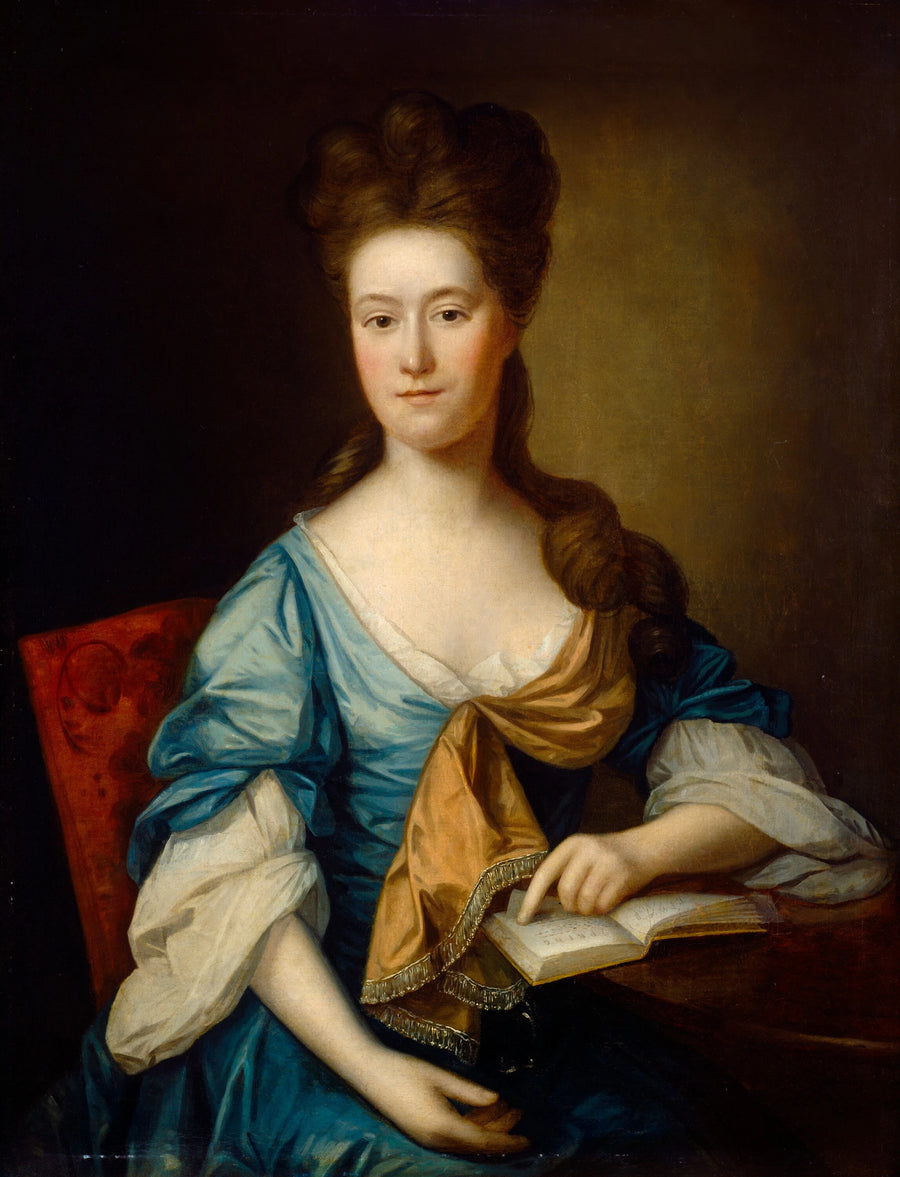 Portrait d'une dame - British 18th Century