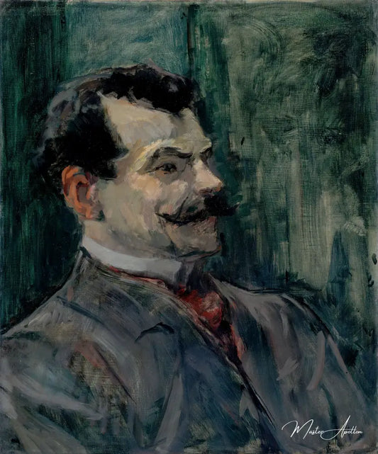 Portrait d'André Rivoire - Toulouse Lautrec - Reproductions de tableaux et peintures haut de gamme