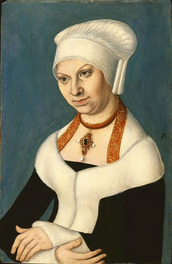 بورتريه لباربرا، دوقة ساكس (1478-1534)، معرض اللوحات برلين - لوكاس كرانه الأقدم