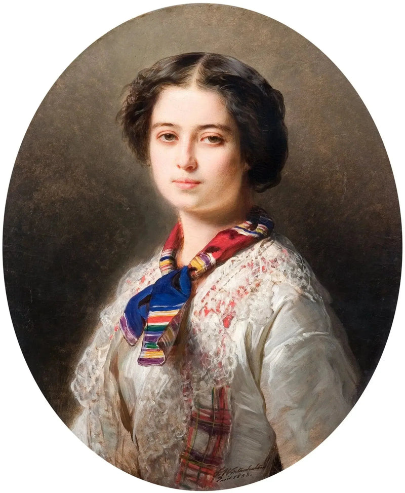 بورتريه لسيسيلي لوبوميرسكا من زامويسكي (1831-1904) - فرانز كافير وينترهالت