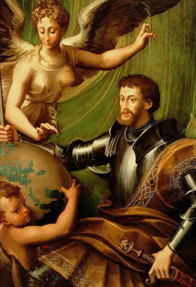Portrait de Charles Quint - Parmigianino image 1 reproduction artisanale de tableau