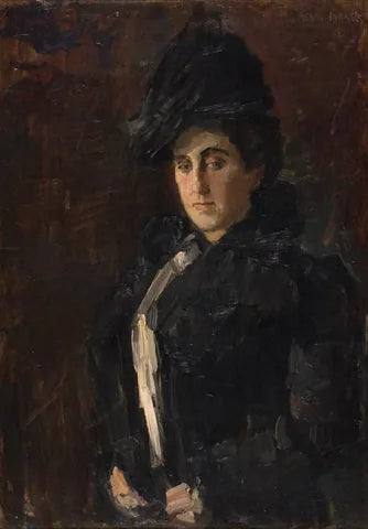 Portrait de femme - Isaac Israëls image 1 tableau peint à l’huile sur toile